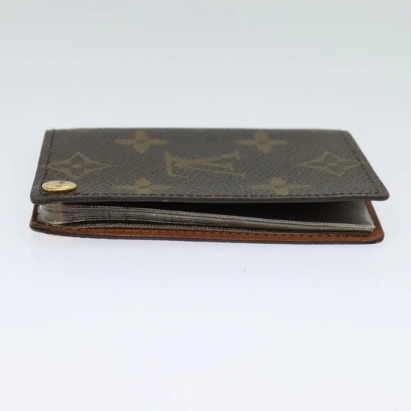 LOUIS VUITTON Monogram Porte Cartes Credit Pression Case M60937 LV Auth ar13218 - Picture 3 of 16